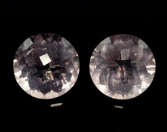 Translucent Quartz 10787 Rose Cut Rose Quartz Cabs Round Shape 6mm Approx Vitreous Luster 9 Carat,Beautiful Quartz Gentle Pink Essence
