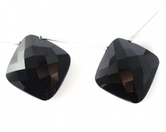 Black Diamond Lookalike Untreated 2199 Pure Inky Black Color Black Spinel Almond Shape Drops 23x7mm Approx 26 Carat August Birthstone