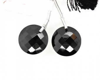 Black Diamond Lookalike Untreated 2199 Pure Inky Black Color Black Spinel Almond Shape Drops 23x7mm Approx 26 Carat August Birthstone