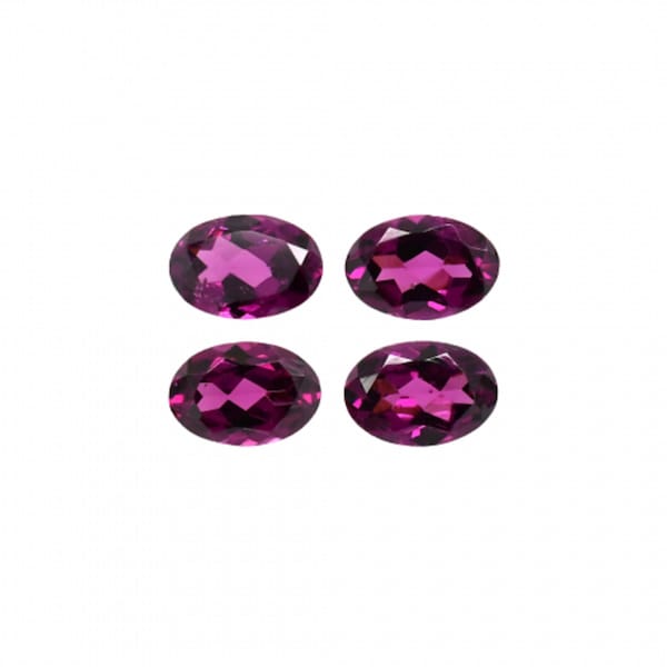 Rhodolite Garnet Oval 6x4mm Approximately 2.30 Carat, January Birthstone, Purplish Red Garnet With Pink Hue, Rose Colored (7662)