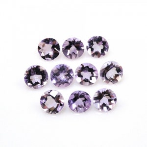 Lavender Amethyst Round 5mm Approximately 4 Carat, Faceted Gemstones, For Jewelry Making (10368)