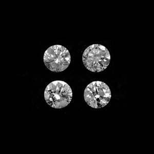 White Diamond Round 2.5mm Approximately 0.25 Carat, April Birthstone,  White Color Si2 Clarity Brilliant Cut Diamond (37144)