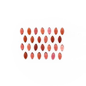 Roter Granat Cab Marquise Form 6 x 3 mm ungefähr 10 Karat, roter Zimtstein, Stachelbeergranat, Cabochons für die Schmuckherstellung (31976)