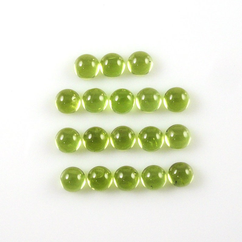 Excellent Luster Natural Peridot Round 4mm Approximately 7 Carat Beautiful Lime Green Color August Birthstone An Evening Emerald 2028