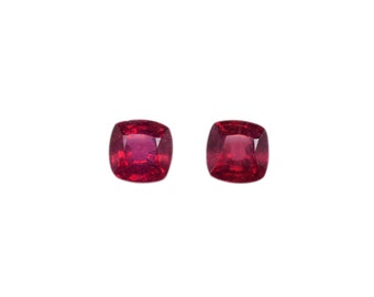 Natural Untreated Ruby Pink color Cushion Mix shape 6.60 carats with GIL Report Natural Untreated Ruby Pink color Cushion Mix shape 6.60 carats with GIL Report