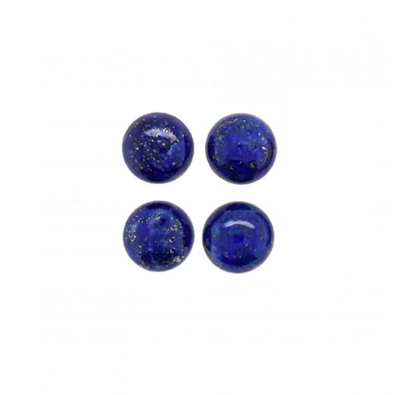 Lapis Lazuli Cab Round 9mm Approximately 10 Carat, Beautiful Blue