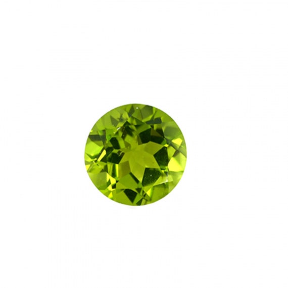 Peridot Round 9mm Approximately Carat Single Piece, August