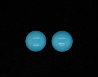 Kingman Turquoise Cabs Round 10mm Approximately 5.33 Carat, December Birthstone, Ornamental Stone, Turkish Stone , For Jewelry Making (6522)