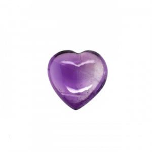 Amethyst Herzform 18 mm Einzelstück ungefähr 23 Karat, Februar Geburtsstein, schöner Edelstein für die Ring- und Anhängerherstellung (30876)