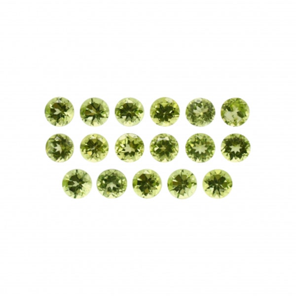 Peridot Round 4mm Approximately 4 Carat, August Birthstone,  An Evening Emerald, A Variety Of Olivine, For Jewelry Making (13300)