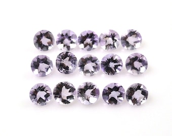 Lavender Amethyst Round 4mm Approximately 3 Carat, February Birthstone, Beautiful Lilac Color, Sobriety Stone, Faceted Amethyst (10367)