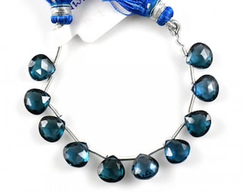 レモンクォーツドロップ円錐形33 x 17 mmドリルビーズシングルピース