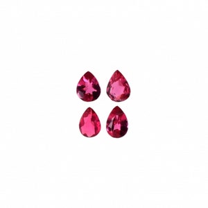 Red Spinel Pear Shape 3x2mm Approximately 0.30 Carat, August Birthstone, Ruby Lookalike, Faceted Gemstones For Jewelry Making (35143)
