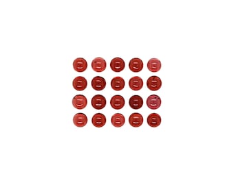 Red Garnet Cab Round Shape 4mm Approximately 9 Carat, January Birthstone, Deep Red Color Cinnamon Stone, Flat Bottom Smooth Garnet (10455)