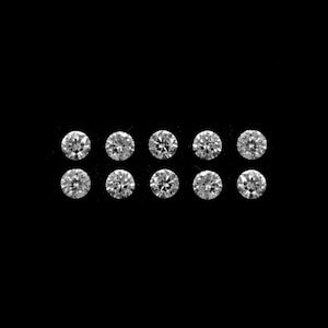 White Diamond Round 1.8mm Approximately 0.24 Carat, April Birthstone,  White Color, Si2 Clarity, Brilliant Cut Diamond, For Jewelry (15831)