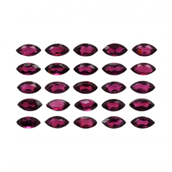 Rhodolite Garnet Marquise 6x3mm Approximately 10 Carat, January Birthstone, Almandine Garnet, Pyrope, For Jewelry Making (2498)