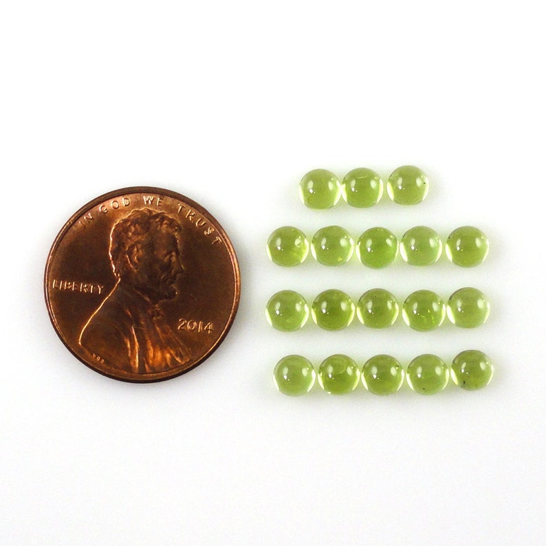 Excellent Luster Natural Peridot Round 4mm Approximately 7 Carat Beautiful Lime Green Color August Birthstone An Evening Emerald 2028