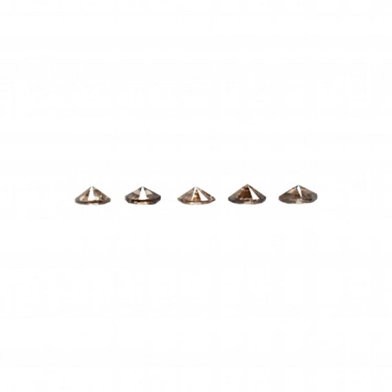 Diamant Jaune/Champagne 0.30Ct Taille Marquise - Naturel Chauffé, Afrique, 6.8x3.2mm