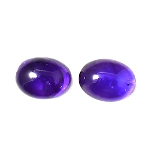 Amethyst Cab Oval 16x12x6mm Approximately 18 Carat, February Birthstone, Smooth Flat Bottom Cabochons, For Jewelry Making 8617 image 1