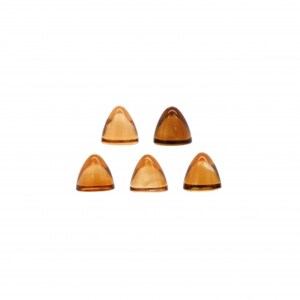 Citrine Cab Cone Shape Round 5mm Approximately 4 Carat, November Birthstone, Transparent Yellow Variety of Quartz, For Jewelry (38989)