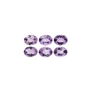 Lavender Amethyst Oval Shape 9x7x5mm Approximately 9.50 Carat, February Birthstone, Lilac Color, Sobriety Stone, Faceted Amethyst (447)