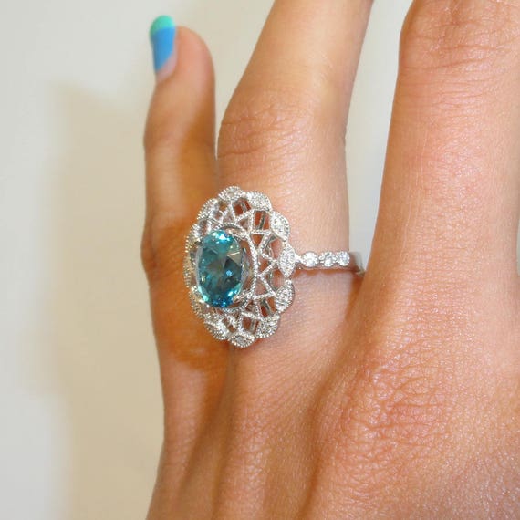 Non Traités À LA TERRE minées Émeraude /& Diamant Fleur 10kt Solide Or Collier 17/"