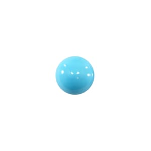 Kingman Turquoise Cab Round 12mm Approximately 4.67 Carat Single Piece, December Birthstone, Turkish Stone, Persian Blue Color Cab (45606)