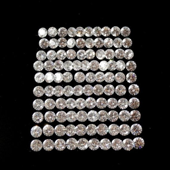 メレキュービックジルコニアラウンドブリリアントカット1.5mm メレキュービックジルコニアラウンドブリリアントカット1.5mm