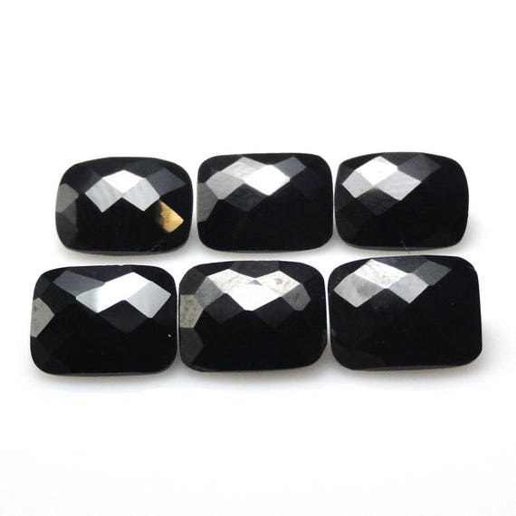 Black Spinel Emerald Cushion 8x6mm Approximately Carat, Pure - Main Image