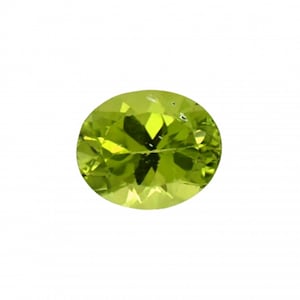 Peridot Oval 11x9mm Single Piece 4.06 Carat, August Birthstone, Faceted Plain Top, An Evening Emerald, Chrysolite,Variety Of Olivine (36986)