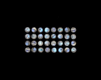 Labradorite Cabs Round Shape 4mm Approximately 7.50 Carat, Spectral Play of Color, Color Variation, Spectro lite, Feldspar Variety (4528)