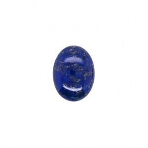 Lapis Lazuli Cabochon Oval Gemstone, 20x15mm, 15 Carat, Smooth Flat Back (1928)