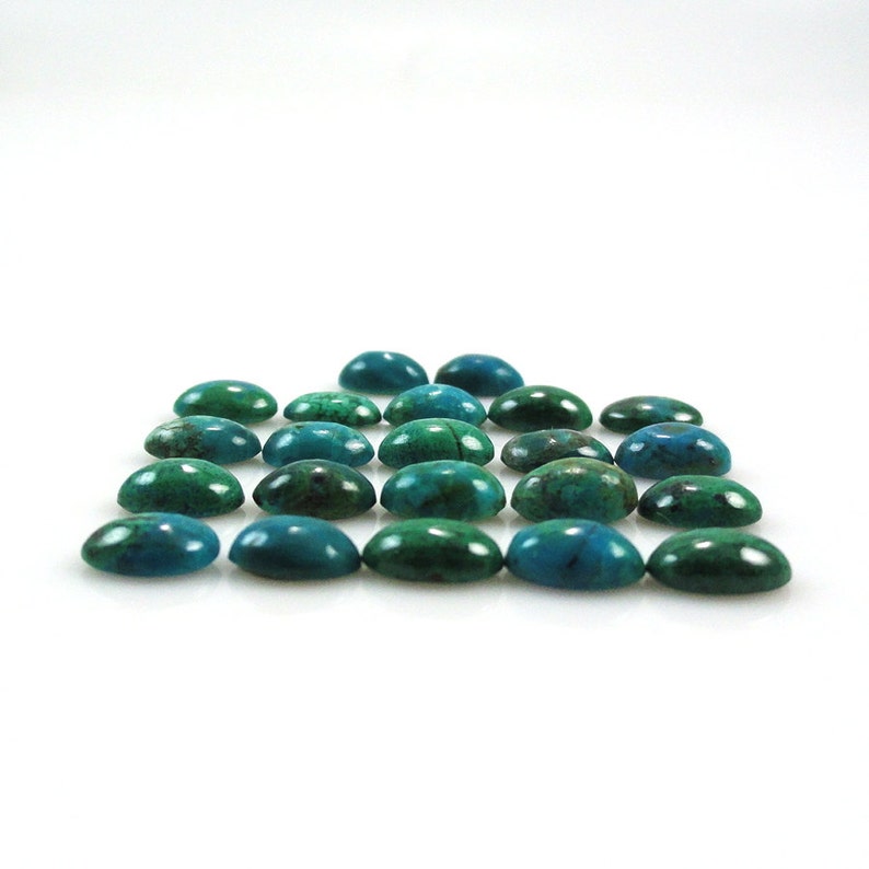 9724 Chrysocolla 6x4x2mm Oval Shape Sale by Best in Gems