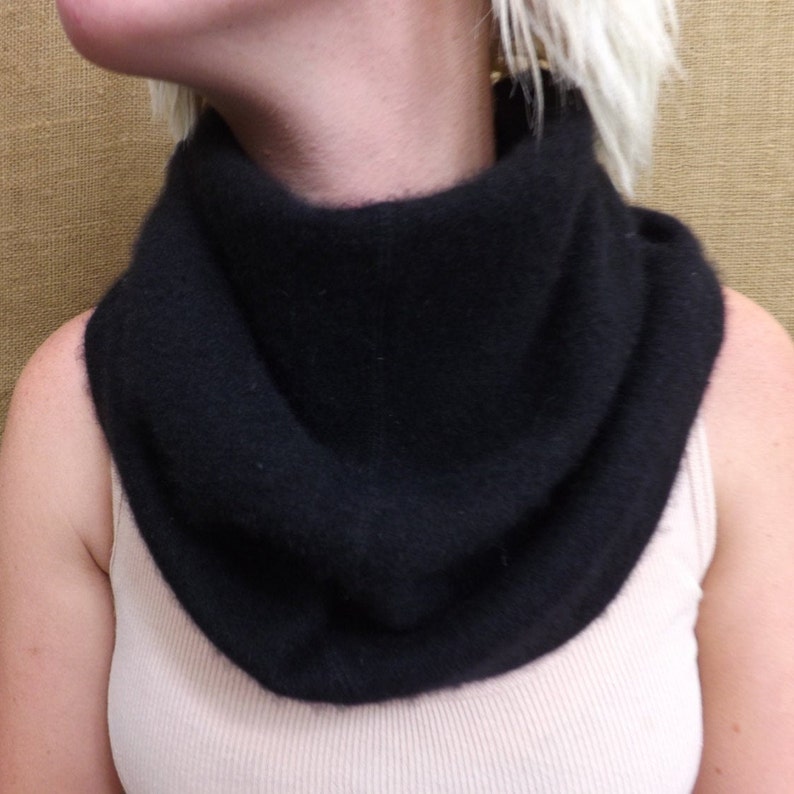 Cashmere neck warmer made from 100 recycled cashmere Etsy