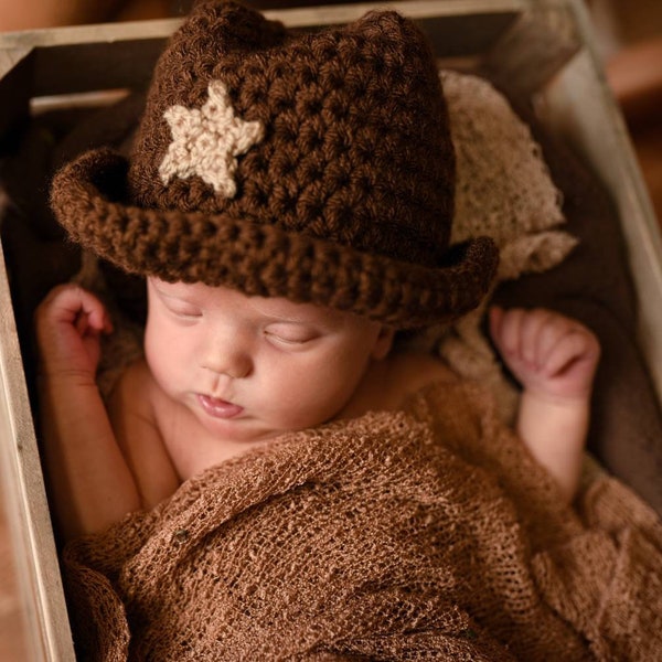 Baby Cowboy Hat - Toddler Cowboy Hat - Western Photo Prop - Cowboy Costume - Cowgirl Hat - Woody Costume Hat - Infant Cowboy Hat