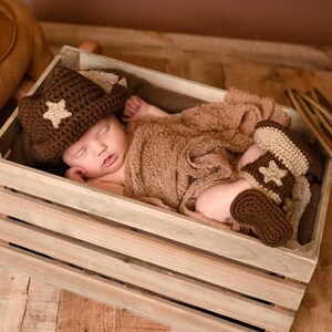 Cowboy Hat and Boots - Baby Cowboy Costume - Western Photo Prop - Country Baby Shower - Rustic Baby Shower - Southwestern Baby Outfit