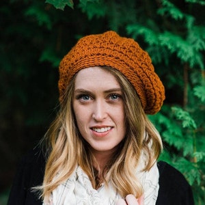 French Beret Hat for Women - Classic Fall Beret - Women's Fall Tam Hat - Teen's Winter Beret - Slouchy Beret for Women - Gift for Her