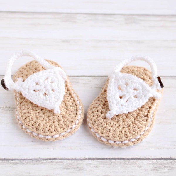 Modern Baby Boho Sandals - Baby Girl Sandals - Summer Baby Shower Gift - Infant Girl Baby Shoes