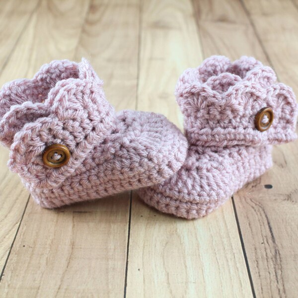 newborn girl booties shoes
