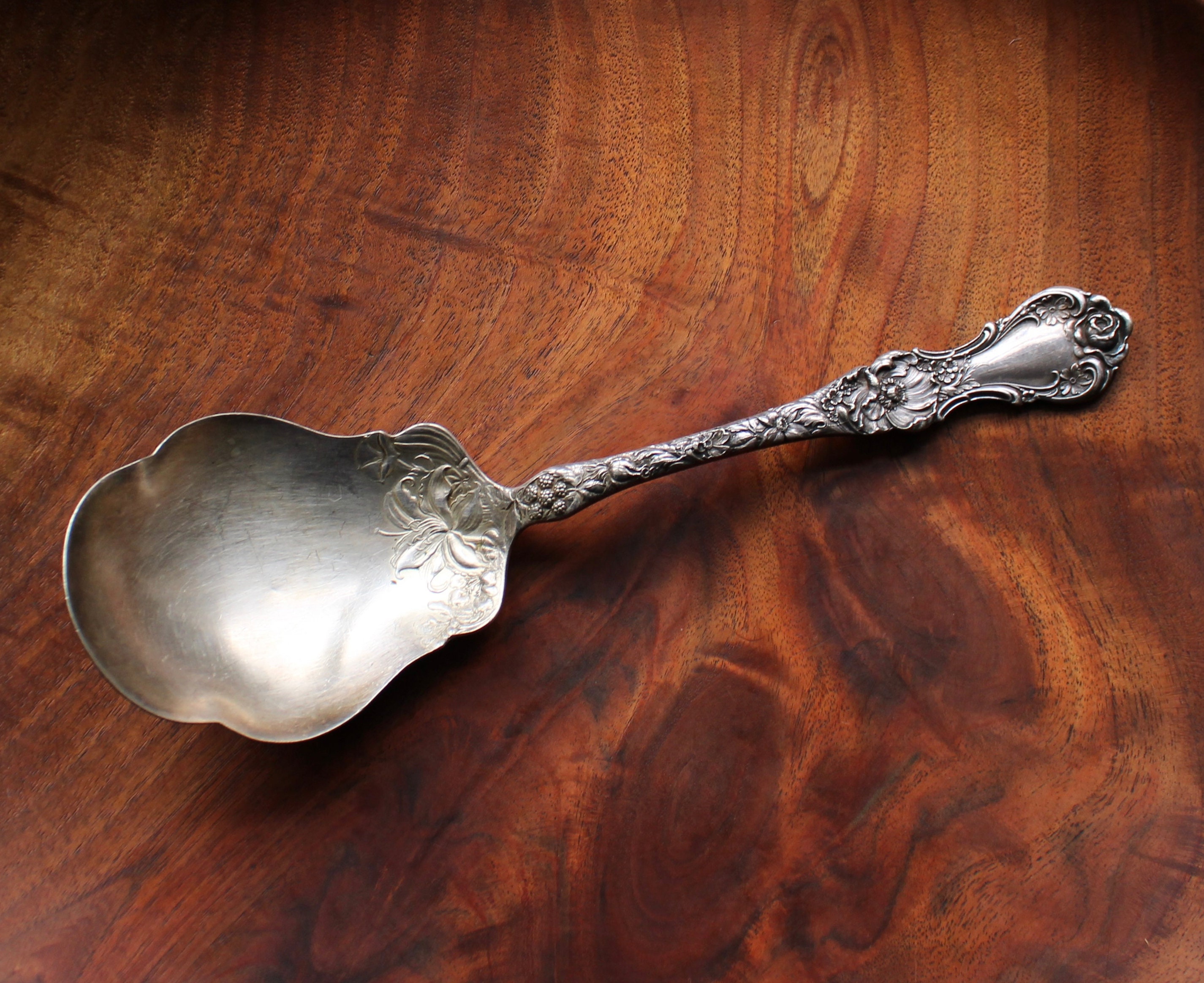 Antique Spoon 1835 R Wallace Silver Spoon 1835 R Wallace Spoon