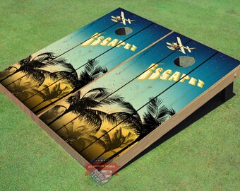 Custom Corn Hole Plane Rivet Graphic Cornhole Boards