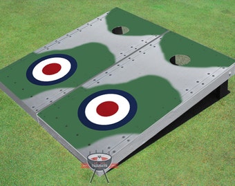 Custom Corn Hole Plane Rivet Graphic Cornhole Boards