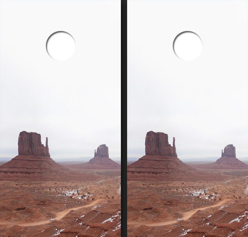 Custom Monument Vally Graphic Cornhole Boards