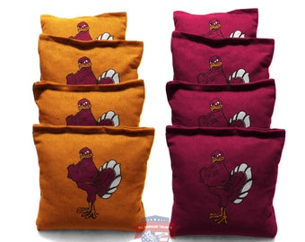 Virginia Tech "HokieBird" Cornhole Bags