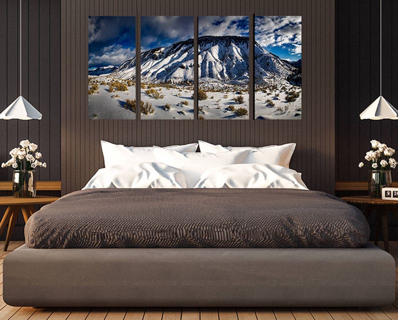 Snowy Mountian Top Wall Art image 1