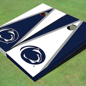 Penn State University Nittany Lions Alternating Triangle Cornhole Boards