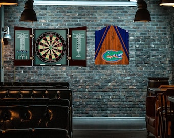 Florida Gators Dart Board Cabinet
