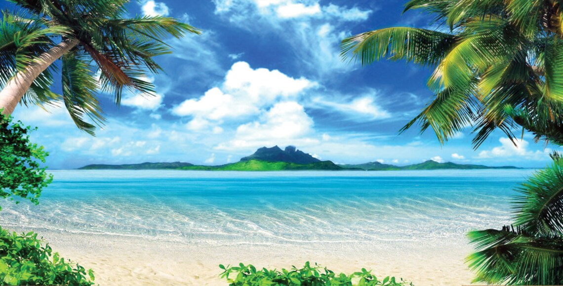 Island Paradise Wall Art - Etsy