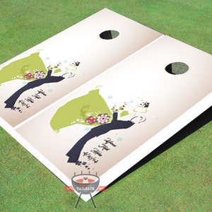 Custom Corn Hole Much LoveThemed Cornhole Boards