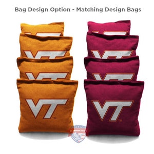 Virginia Tech Cornhole Bags